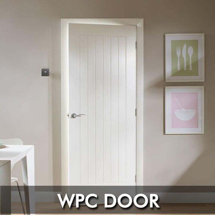 Solid WPC Bathroom Door